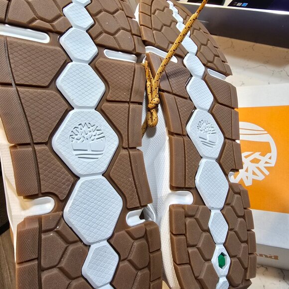 Timberland Turbo TB0A41GU Hiking Boots Men's Wheat Nubuck Leather Ankle SIZE 10 - Picture 7 of 13